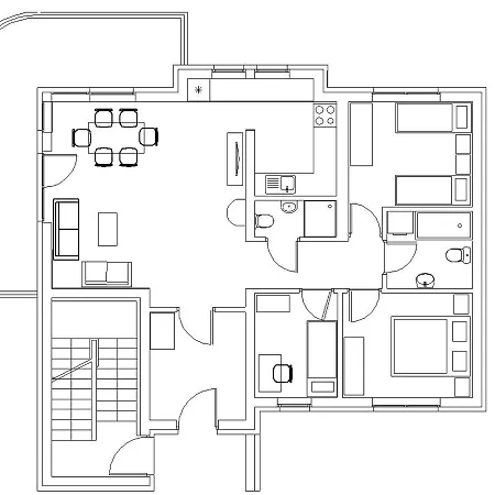Apartamento Przestronny